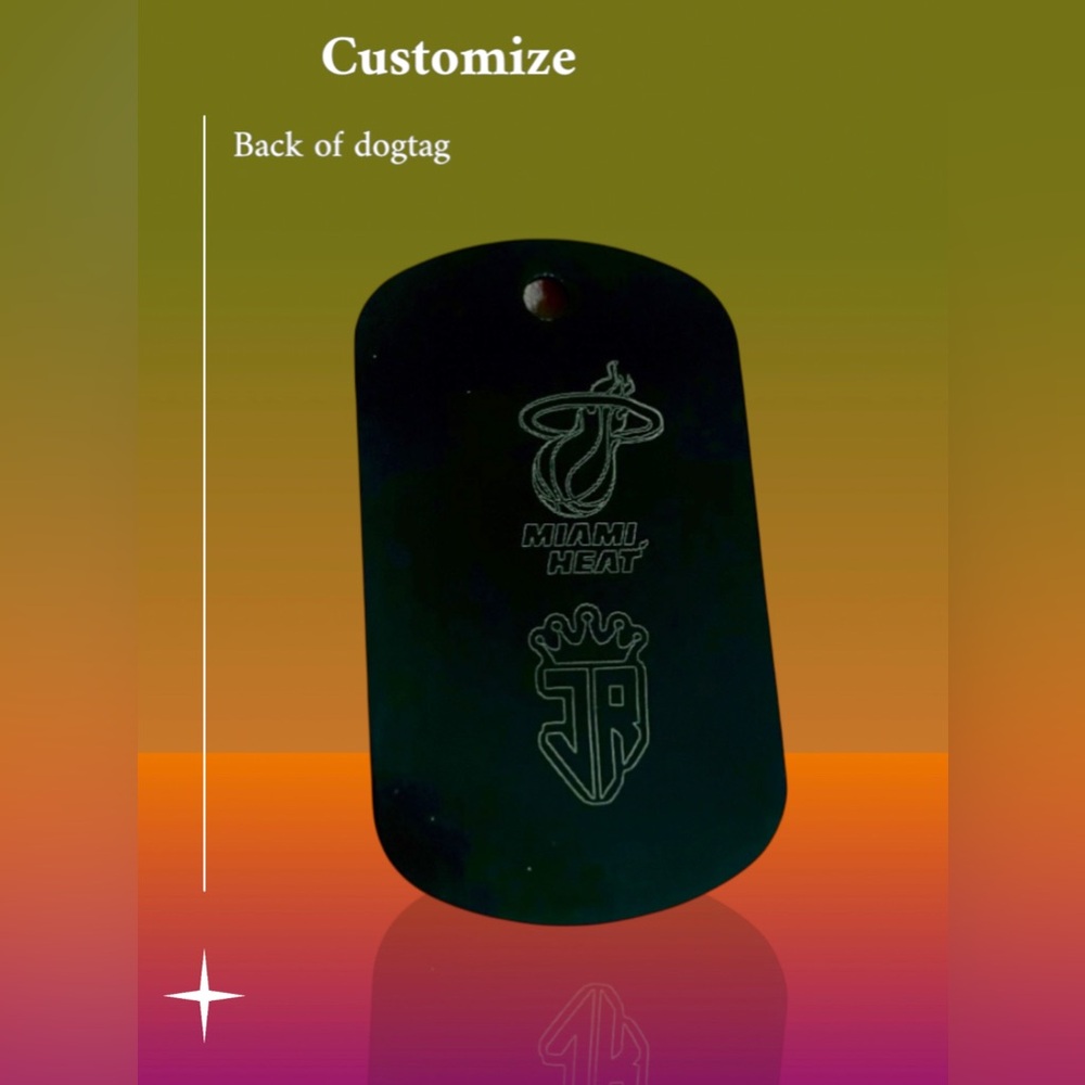 Customization for JOURNEY413 (back) of DOGTAG - Picture 2 of 2